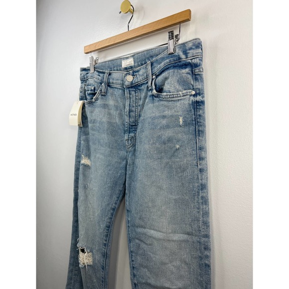 Mother The Scrapper Double Cuff Jeans Out With The Old, In With The New Size: 28 - Picture 4 of 15